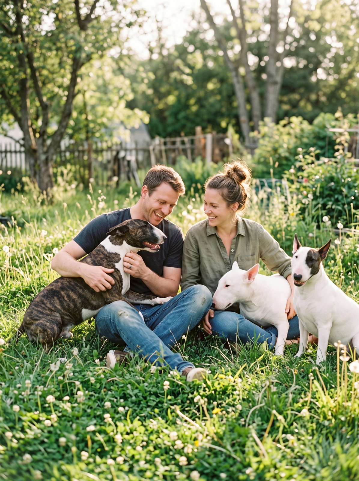 A home kennel — *Bull Terriers* for over 25 years.